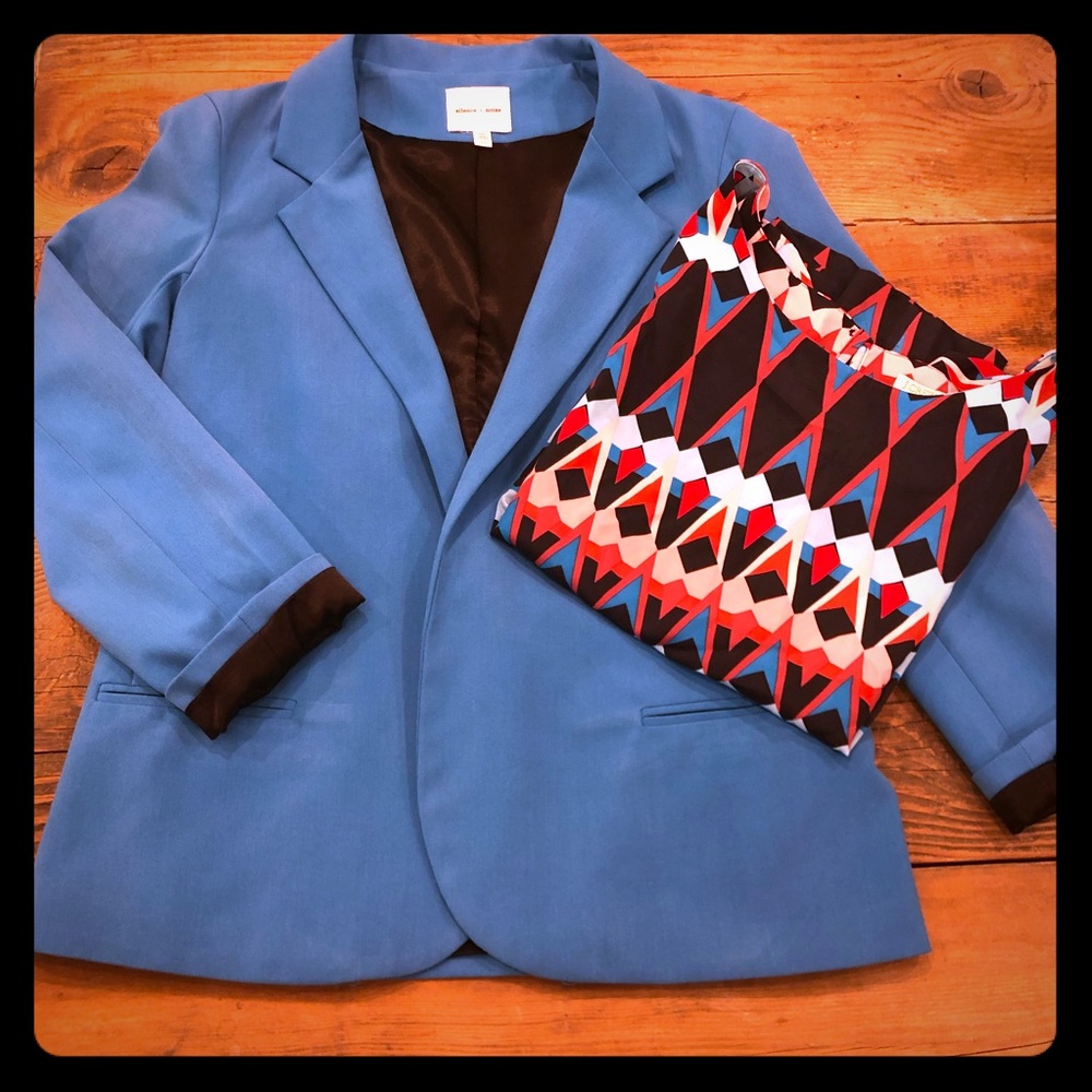 Silence & Noise blazer & top